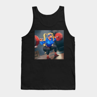 R. Mika squats Tank Top